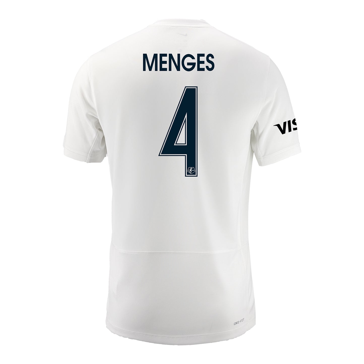 Unisex Bay FC Emily Menges Primary Jersey - Back View