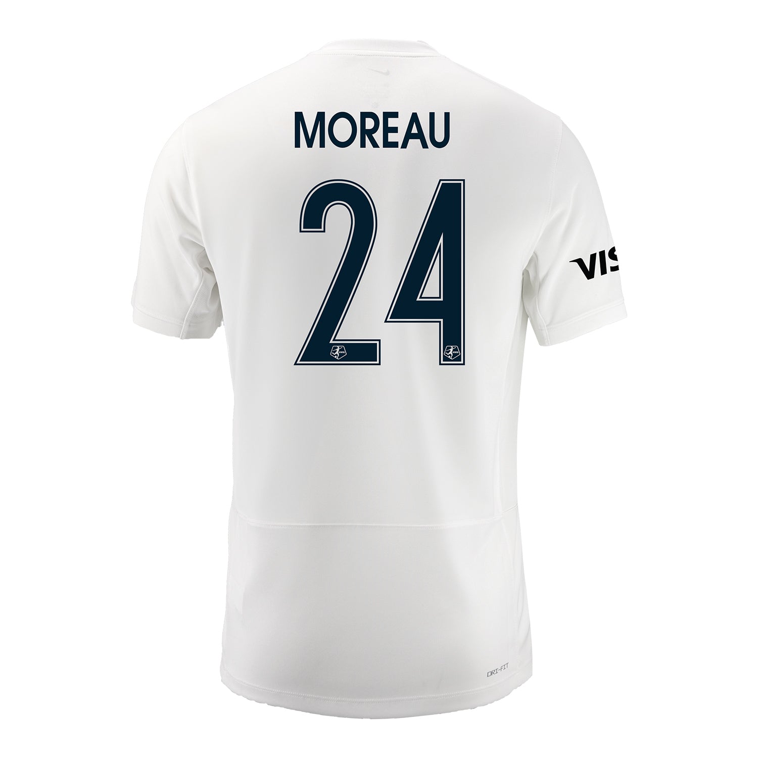 Unisex Bay FC Maddie Moreau Primary Jersey - Back View