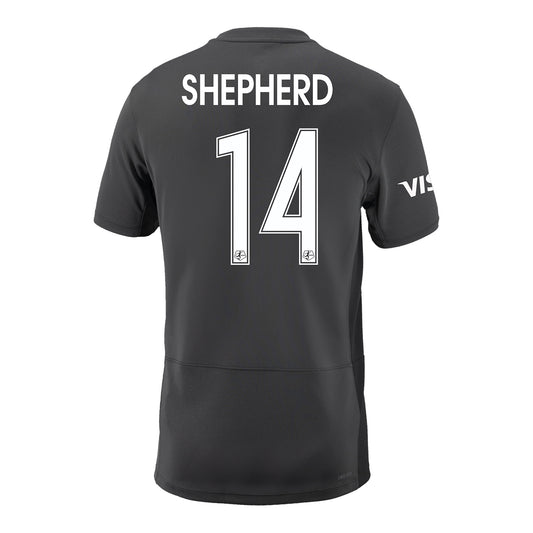 Youth Bay FC Jamie Shepherd Secondary Jersey - Back View