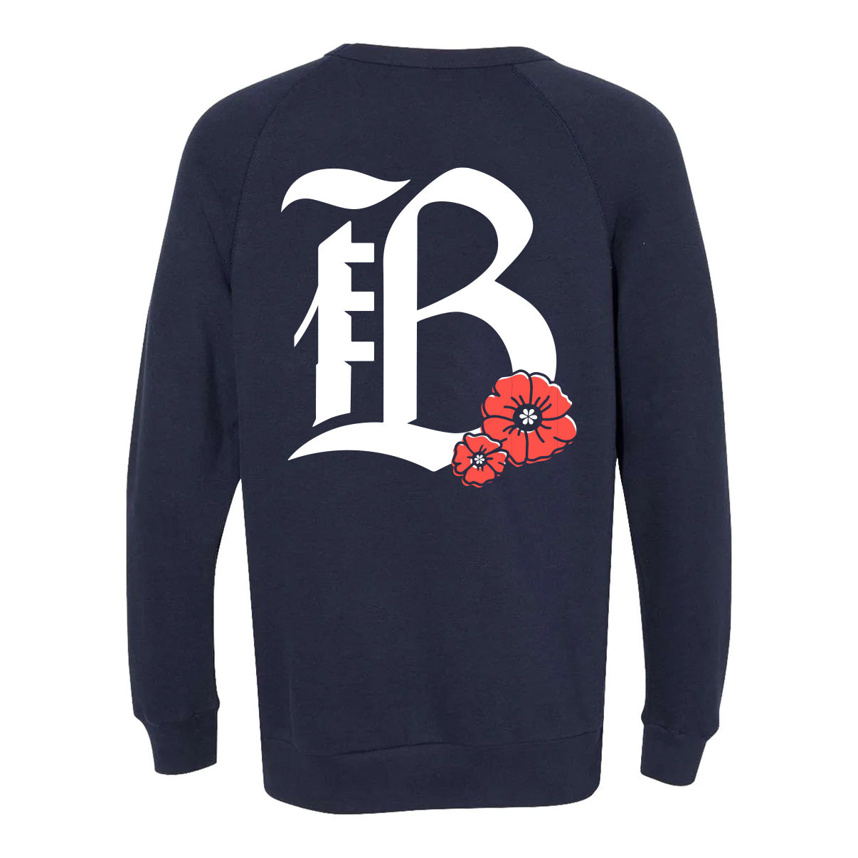 Unisex Navy Bay FC Poppy Crew