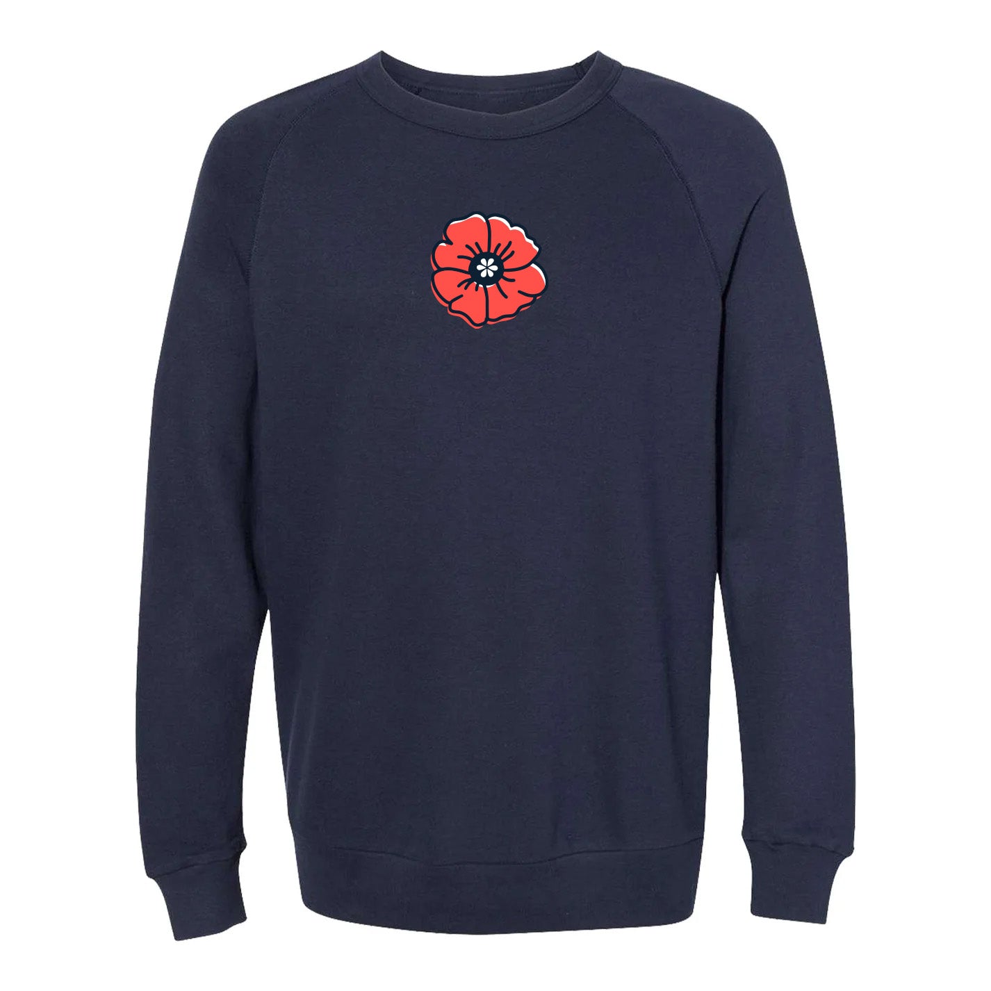 Unisex Navy Bay FC Poppy Crew