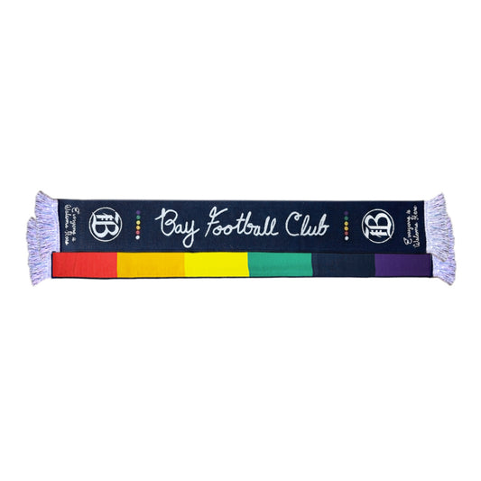 Unisex Bay FC 2026 Pride Everyone is Welcome Here Scarf view 1