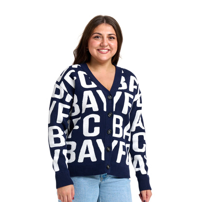 Women's Bay FC Navy Shea Jacquard Sweater