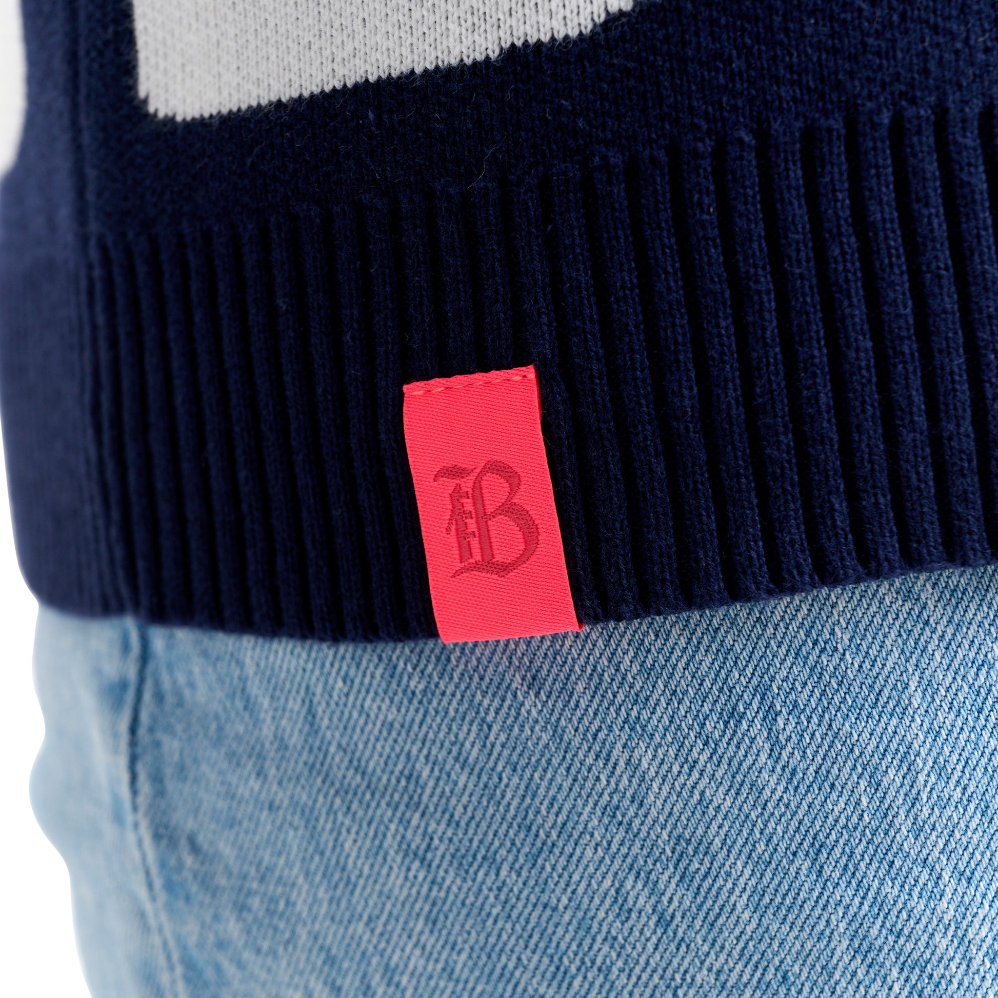 Women's Bay FC Navy Shea Jacquard Sweater