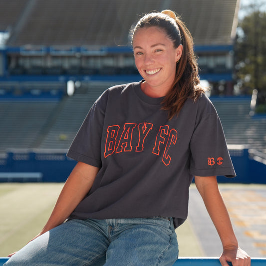Unisex Bay FC Oaklandish Varsity T-Shirt view 1