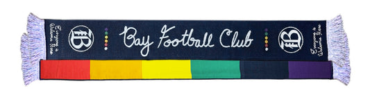 Unisex Bay FC 2026 Pride Everyone is Welcome Here Scarf view 1