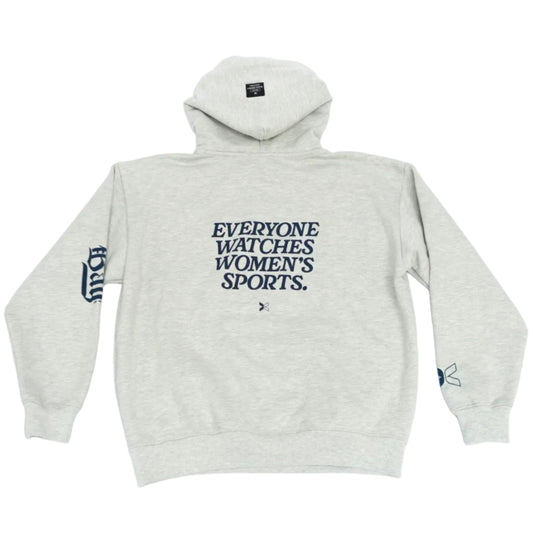 Unisex Bay FC 2026 Togethxr Grey EWWS Hoodie view 2