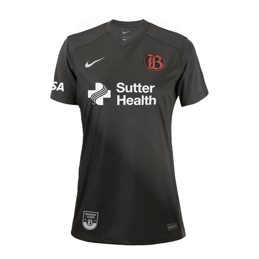 Women's Nike 2024 Bay FC Secondary Replica Jersey - Front View