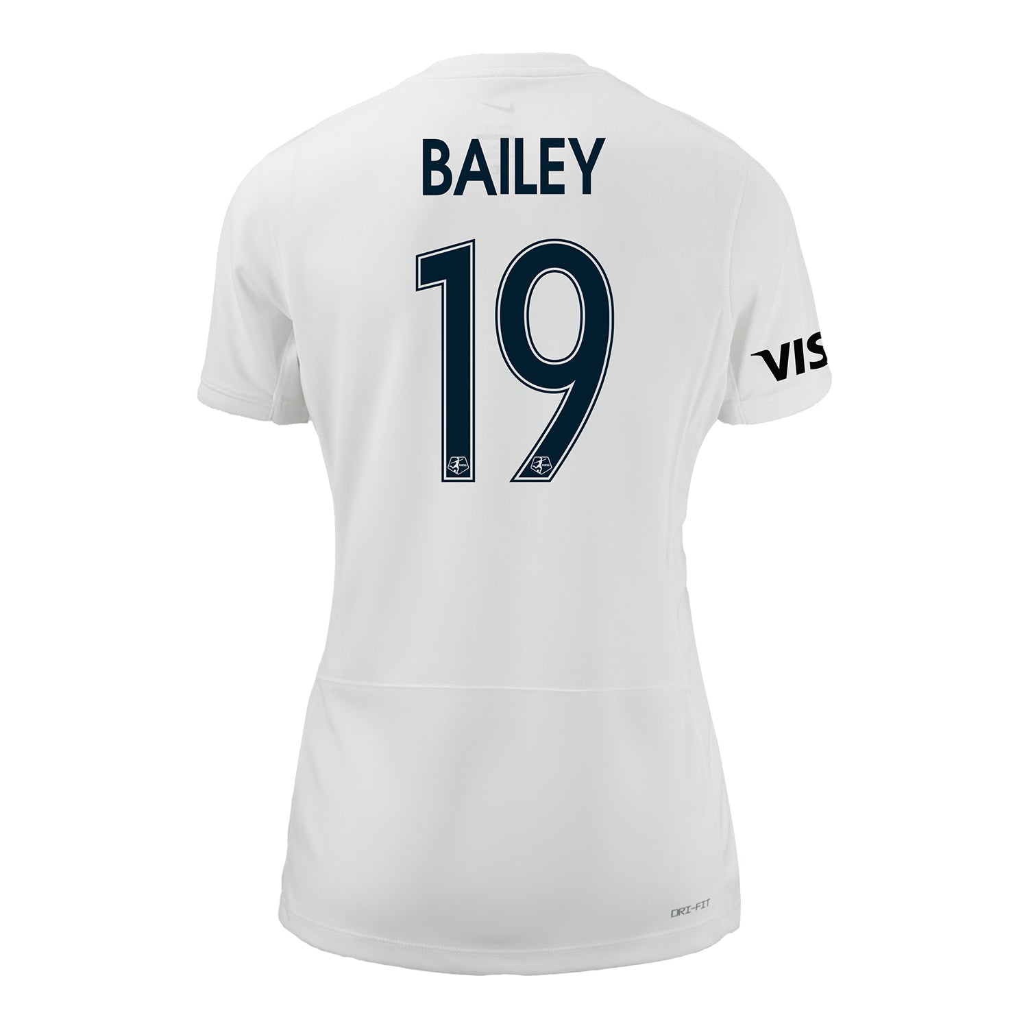 Women's Bay FC Dorian Bailey Primary Jersey - Back View