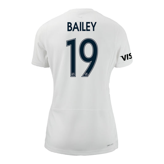 Women's Bay FC Dorian Bailey Primary Jersey - Back View