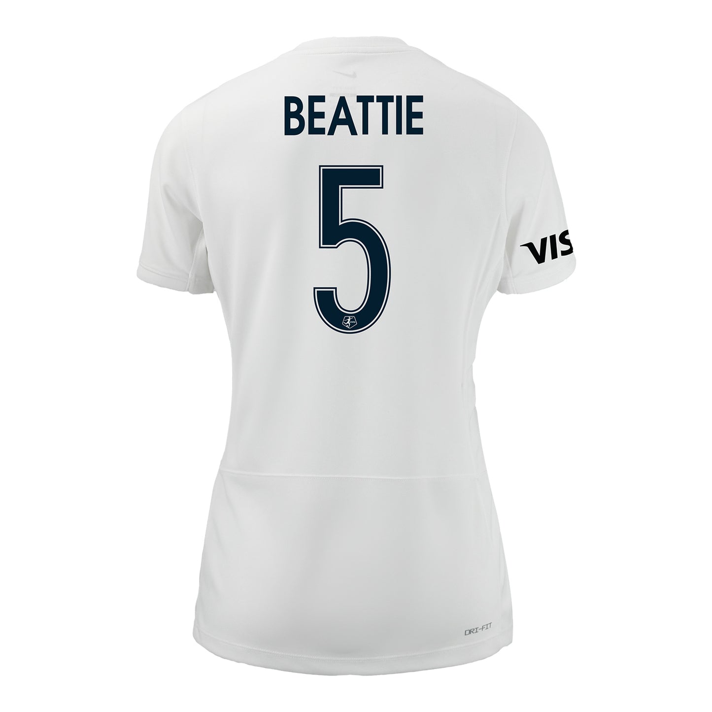 Women's Bay FC Jen Beattie Primary Jersey - Back View