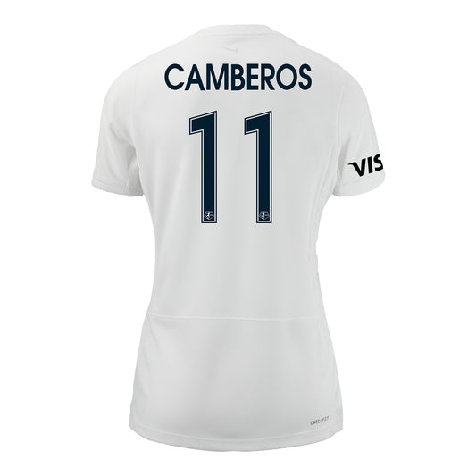 Women's Bay FC Scarlett Camberos Primary Jersey - Back View