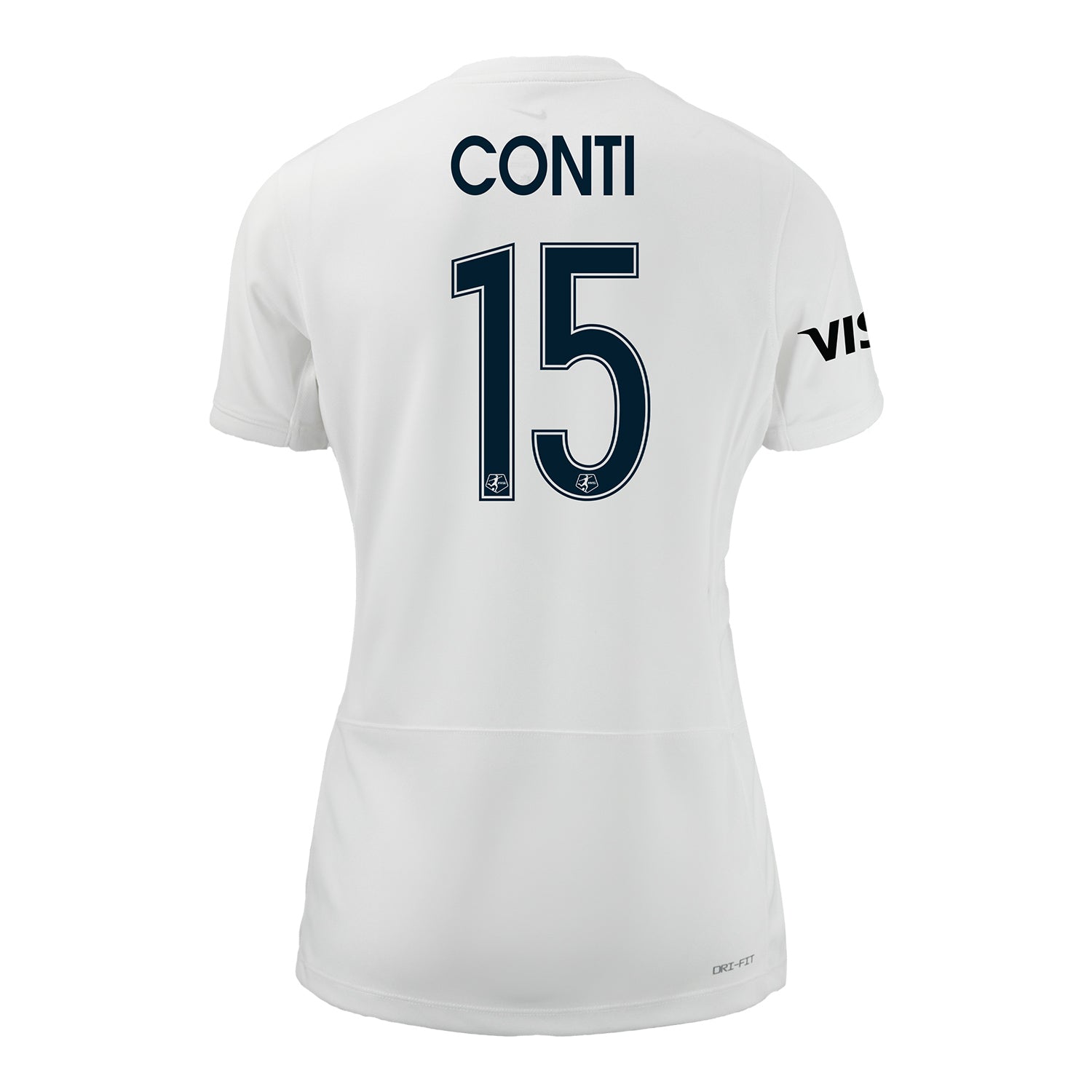 Women's Bay FC Caroline Conti Primary Jersey - Back View