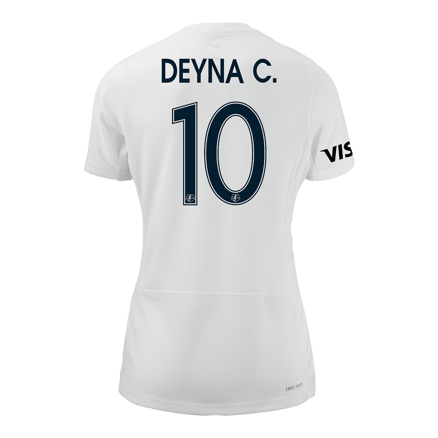 Women's Bay FC Deyna Castellanos Primary Jersey - Back View