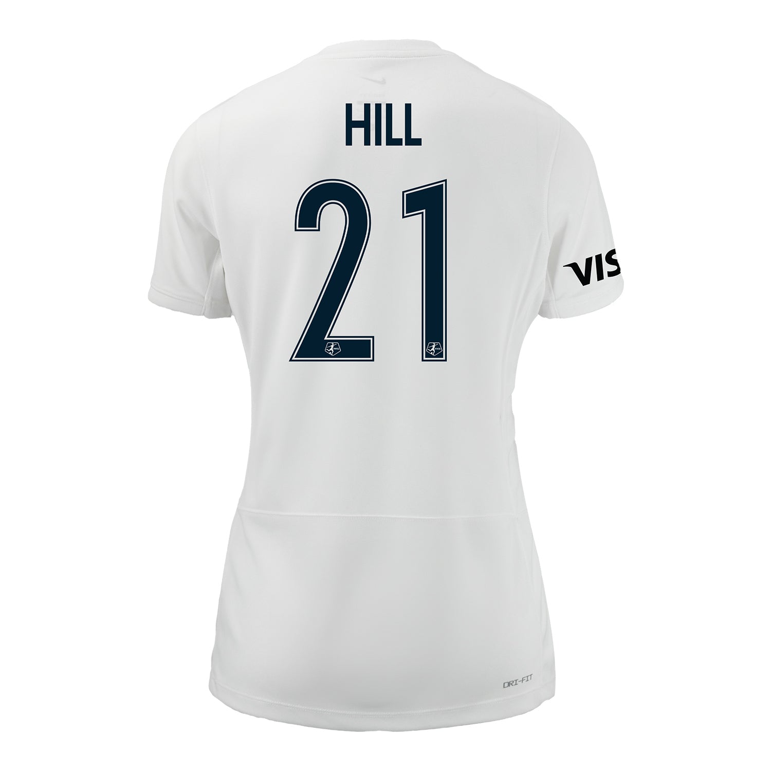 Women's Bay FC Rachel HIll Primary Jersey - Back View