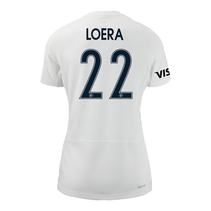 Women's Bay FC Alex Loera Primary Jersey - Back View