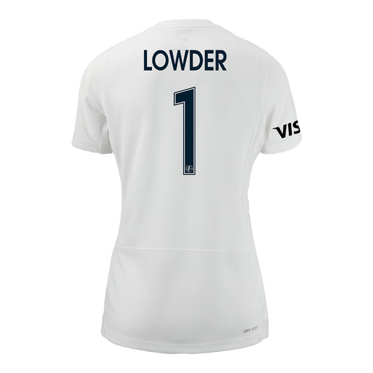 Women's Bay FC Melissa Lowder Primary Jersey - Back View