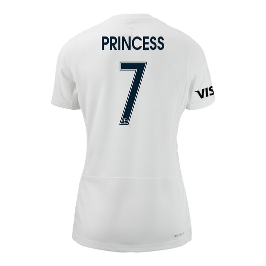 Women's Bay FC Princess Marfo Primary Jersey - Back View