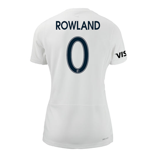 Women's Bay FC Katelyn Rowland Primary Jersey - Back View