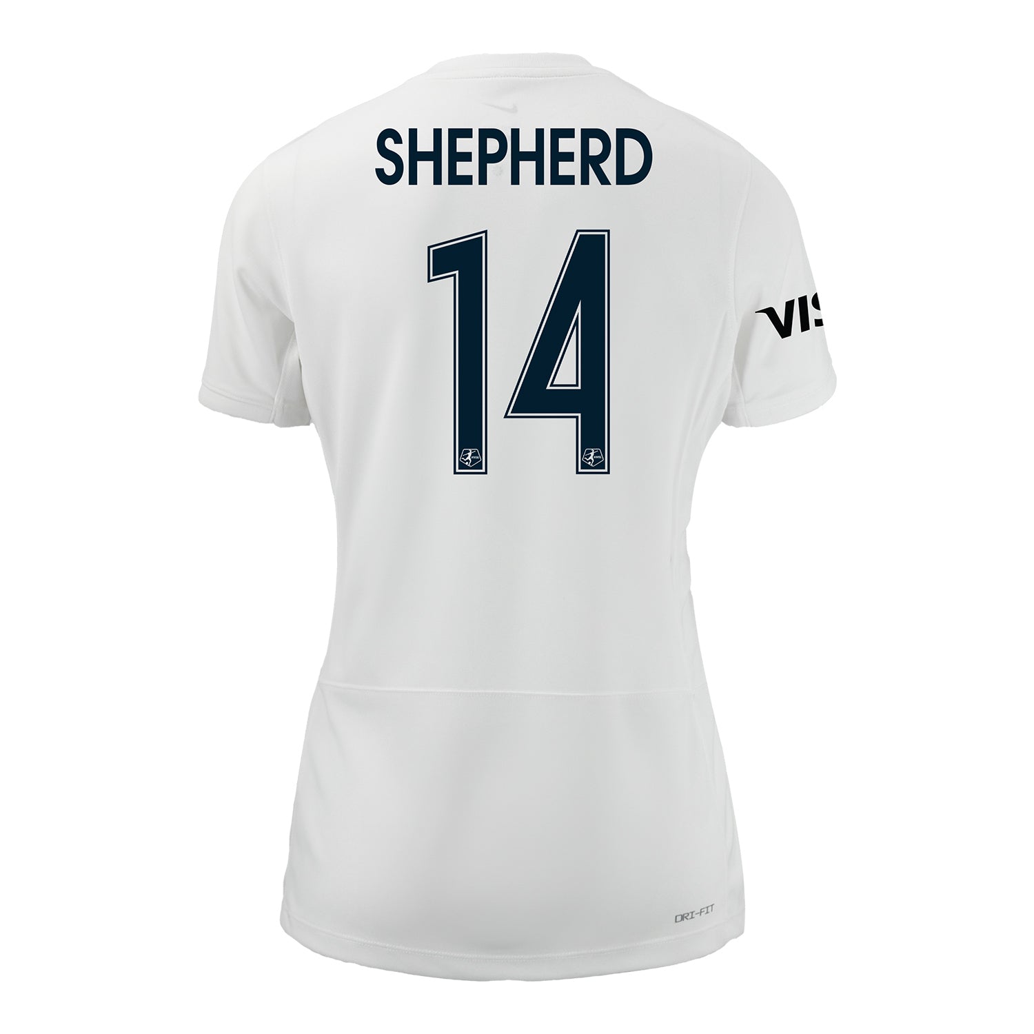 Women's Bay FC Jamie Shepherd Primary Jersey - Back View