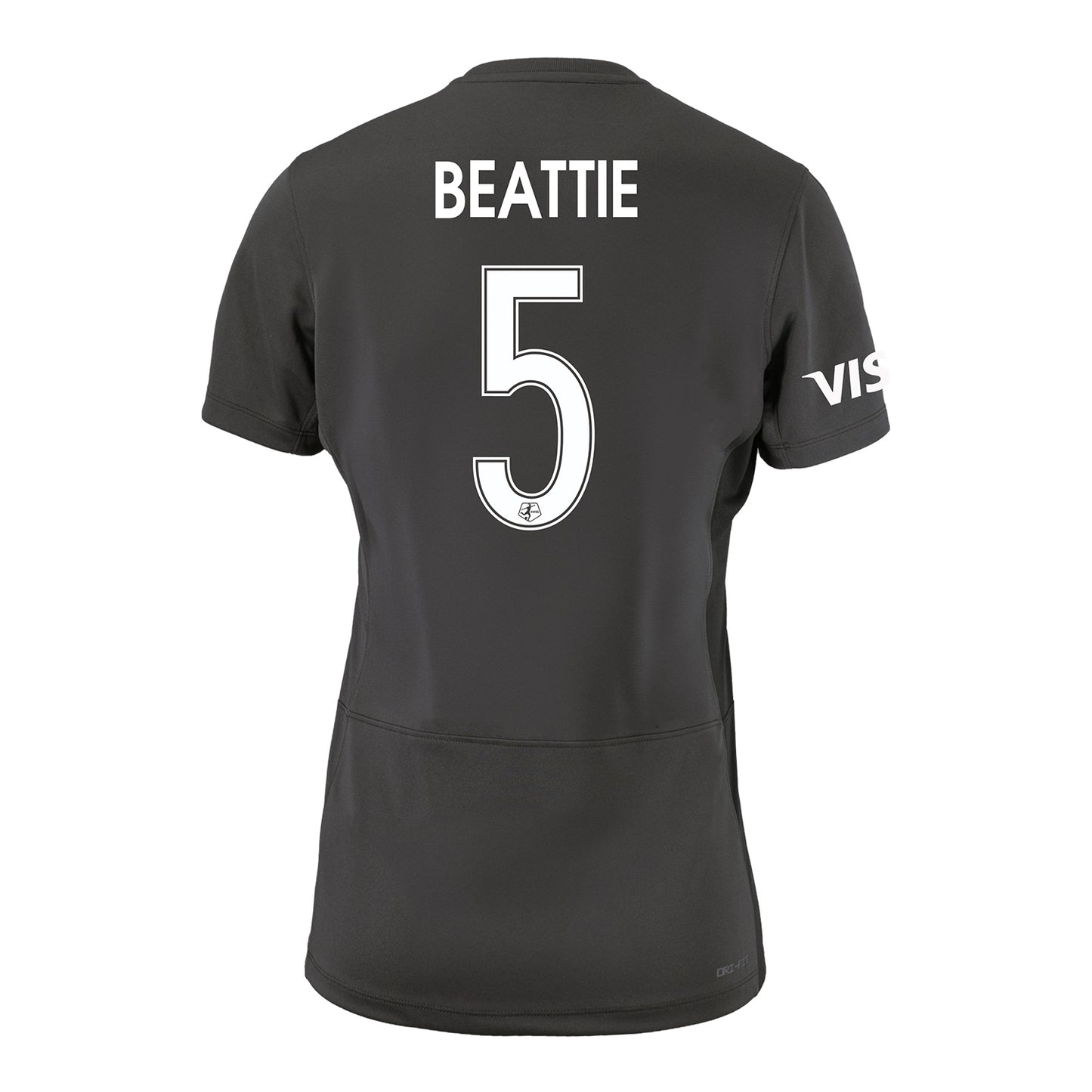 Women's Bay FC Jen Beattie Secondary Jersey - Back View