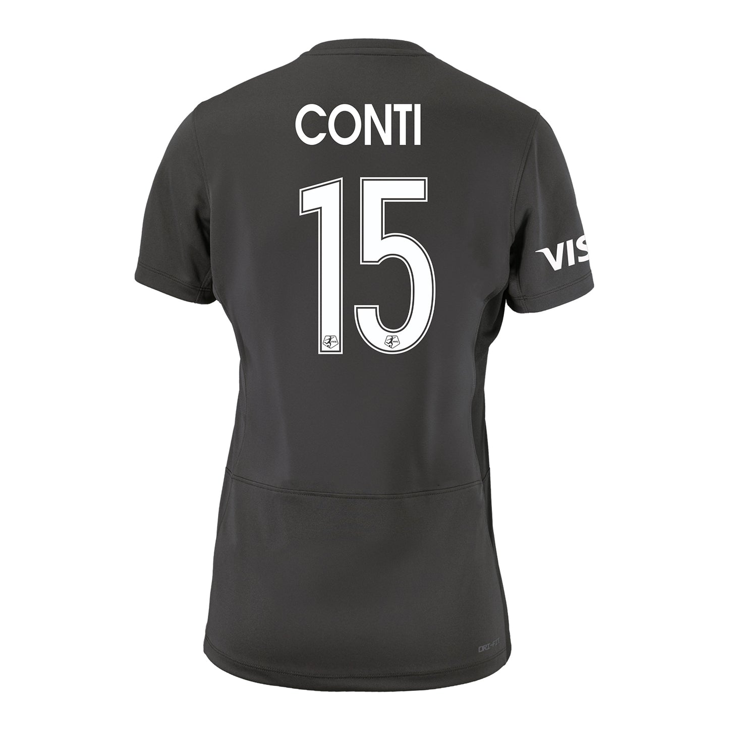 Women's Bay FC Caroline Conti Secondary Jersey - Back View