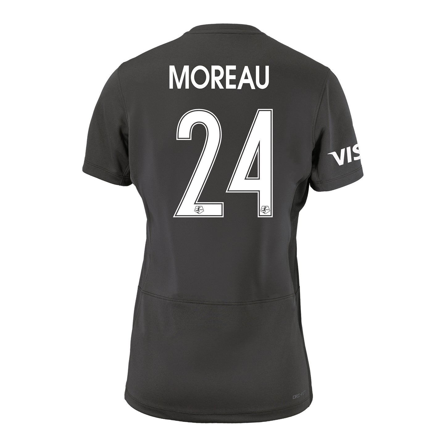 Women's Bay FC Maddie Moreau Secondary Jersey - Back View