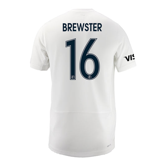 Youth Bay FC Jordan Brewster Primary Jersey - Back View