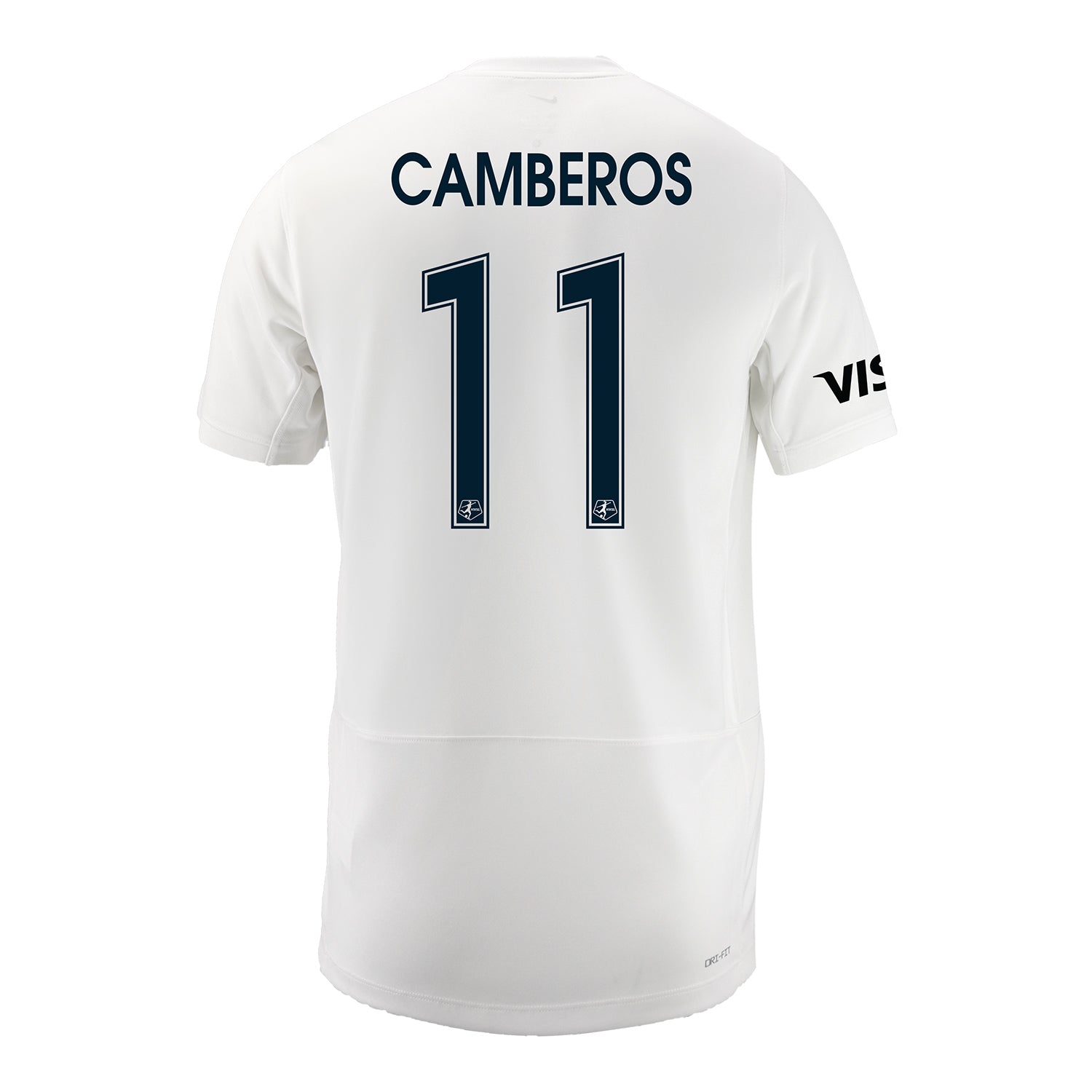 Youth Bay FC Scarlett Camberos Primary Jersey - Back View