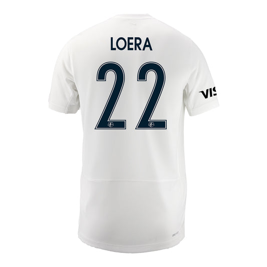 Youth Bay FC Alex Loera Primary Jersey - Back View