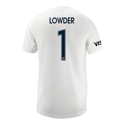 Youth Bay FC Melissa Lowder Primary Jersey - Back View