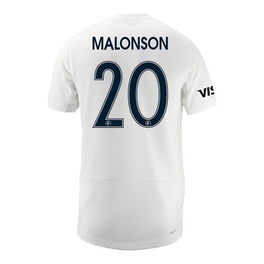 Youth Bay FC Alyssa Malonson Primary Jersey - Back View