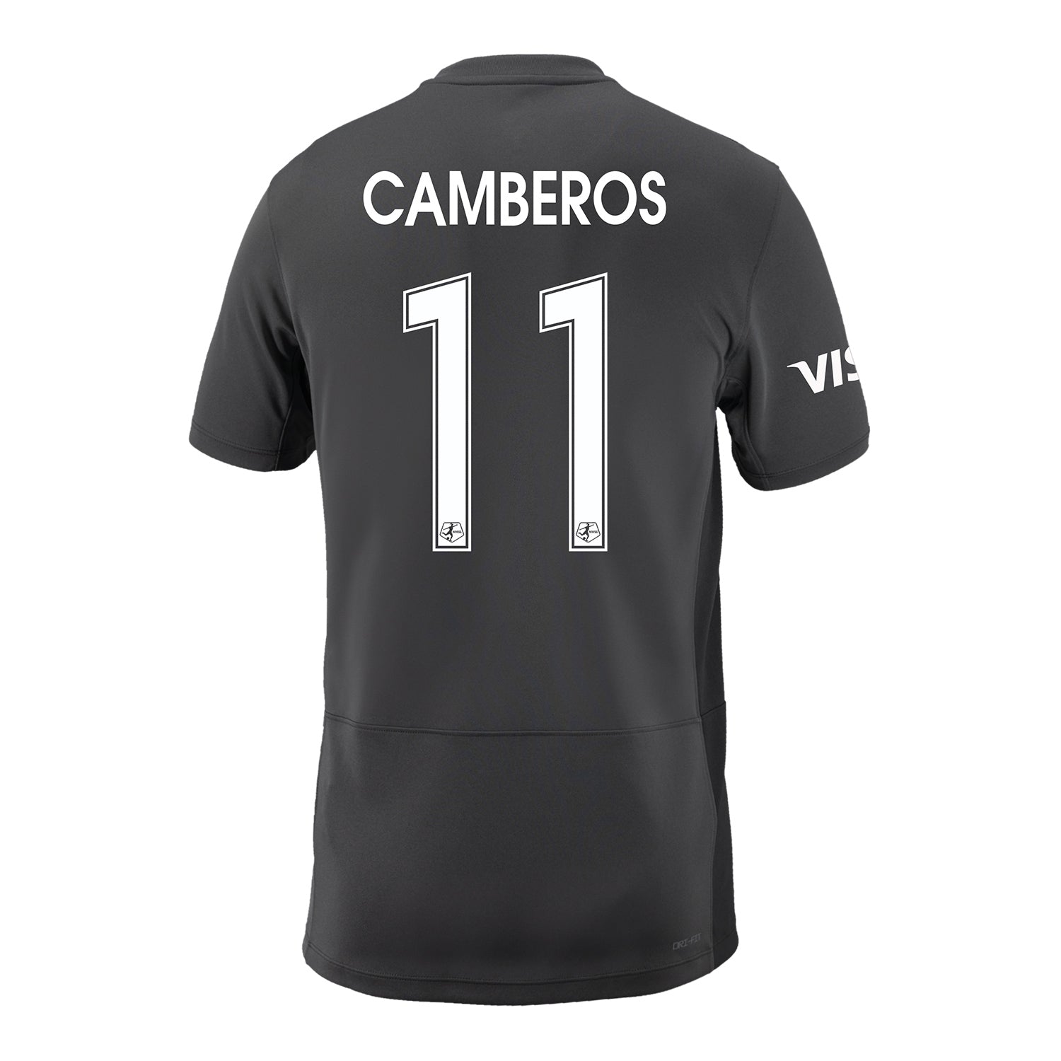 Youth Bay FC Scarlett Camberos Secondary Jersey - Back View