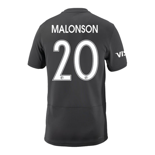 Youth Bay FC Alyssa Malonson Secondary Jersey - Back View