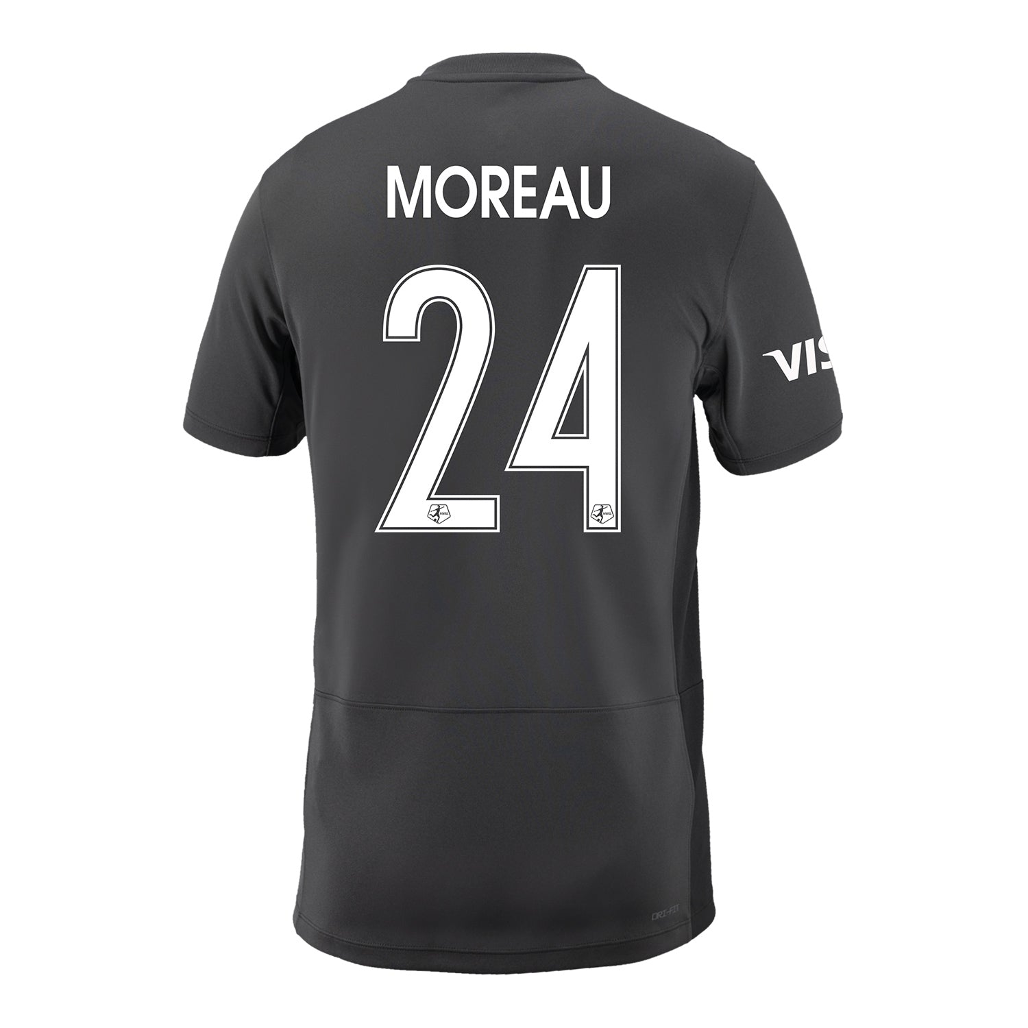 Youth Bay FC Maddie Moreau Secondary Jersey - Back View