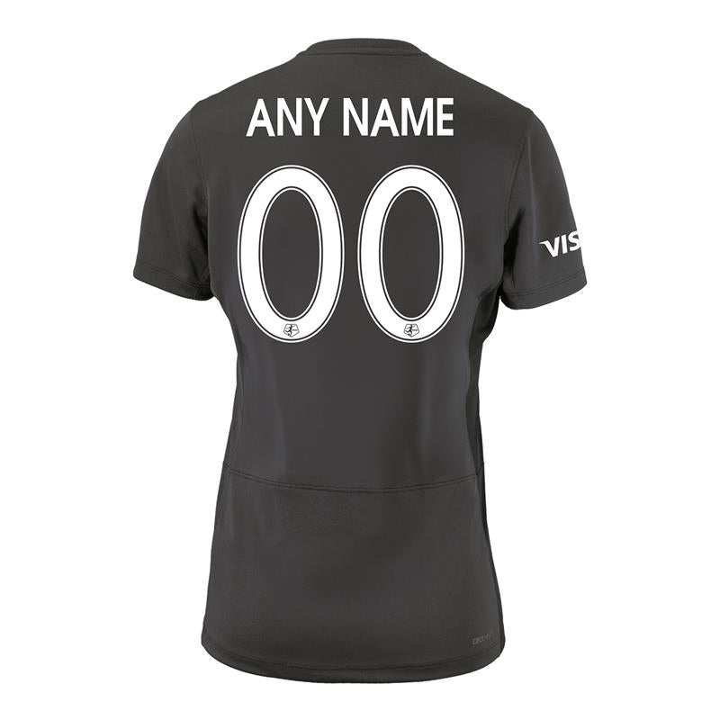 Women's Bay FC Personalized Secondary Jersey - Back View