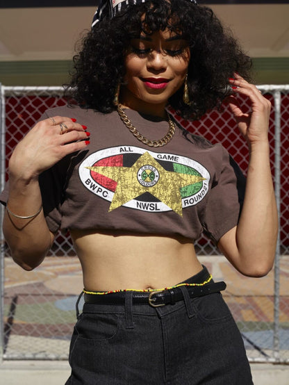 Women's Round 21 BWPC x NWSL Cropped All Game T-Shirt