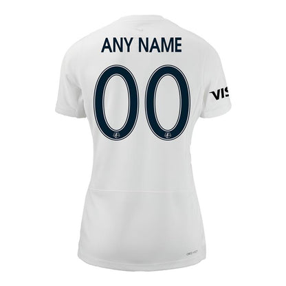 Women's Bay FC Personalized Primary Jersey - Back View